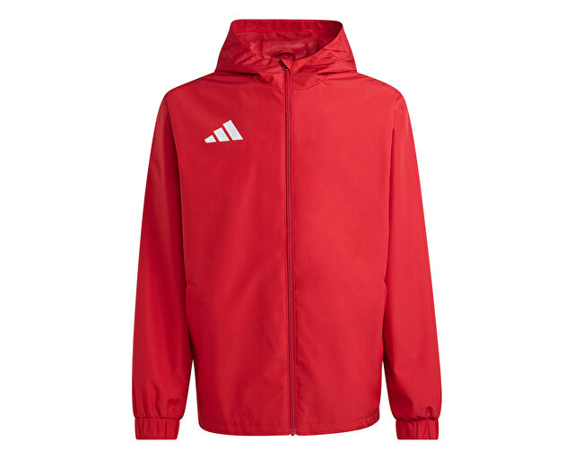 Adidas Ent26 Aw Jkt Erkek Futbol Antrenman Yağmurluk JZ9100 Kırmızı görsel 3
