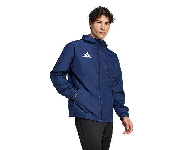 Adidas Ent26 Aw Jkt Erkek Futbol Antrenman Yağmurluk JZ9102 Lacivert görsel 4