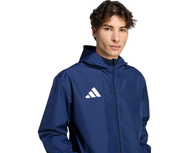 Adidas Ent26 Aw Jkt Erkek Futbol Antrenman Yağmurluk JZ9102 Lacivert görsel 5