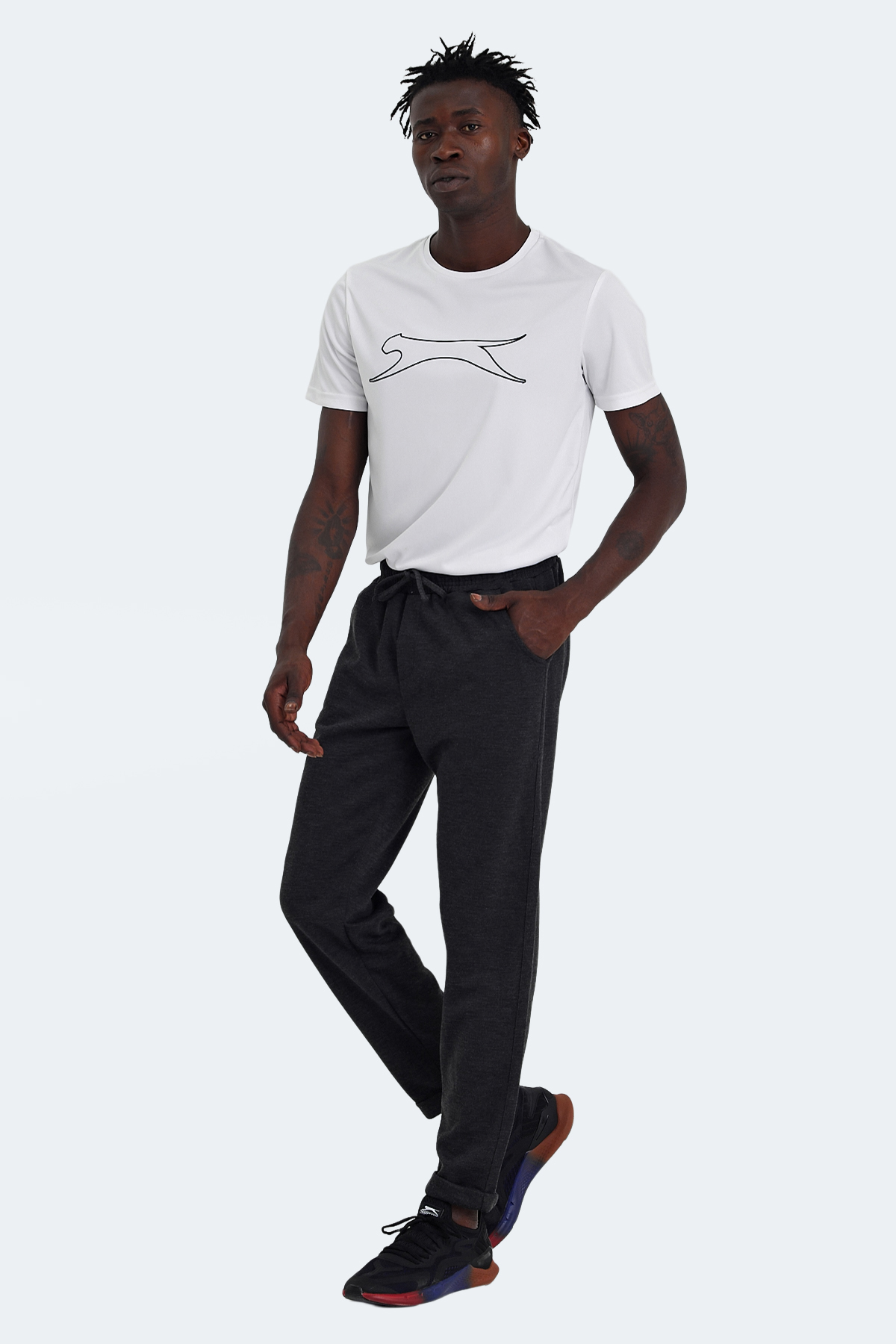 SLAZENGER NADICA Erkek Eşofman Altı Antrasit görsel 2