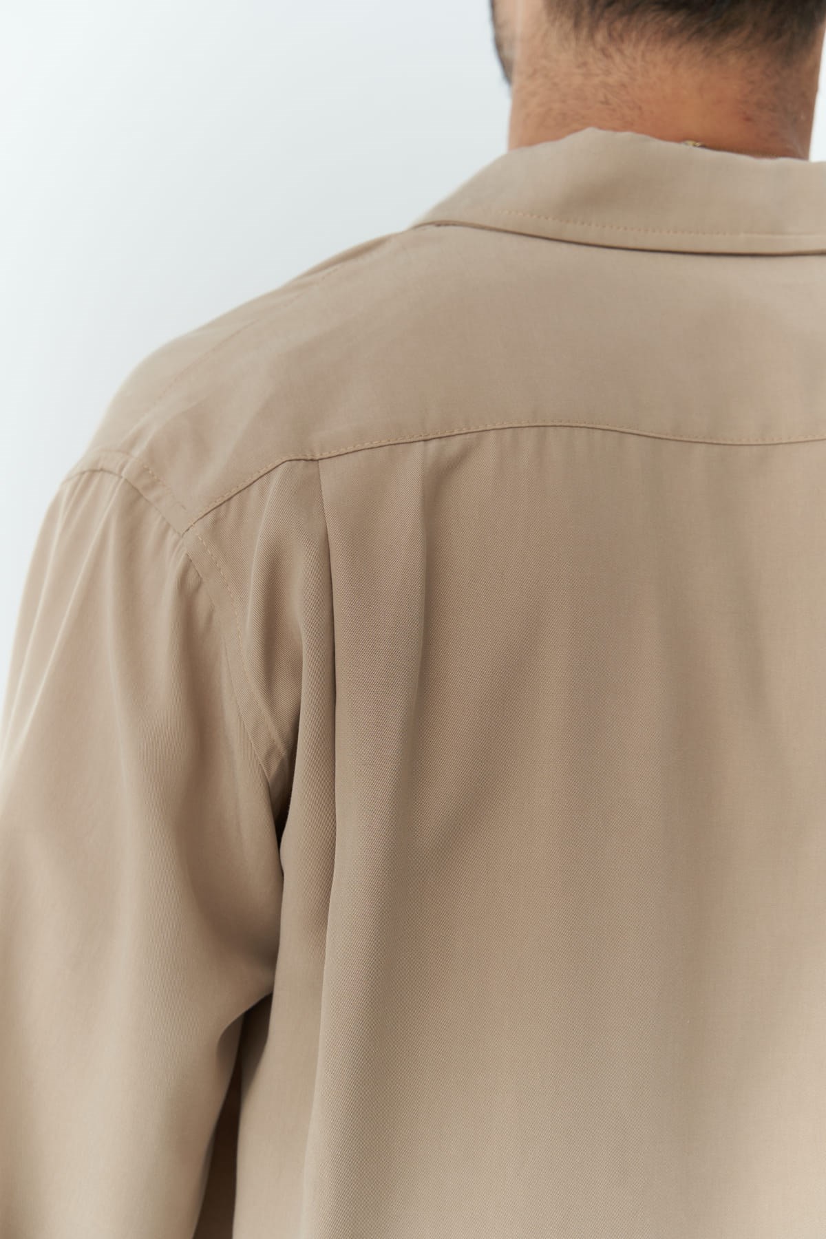 Mai Collection Jonathan Erkek Koyu Vizon Gömlek Pantolon Takım görsel 4
