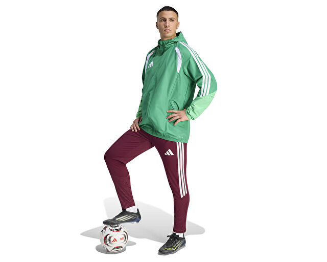 Adidas Tiro26C Aw Jkt Erkek Futbol Antrenman Yağmurluk KB0136 Yeşil görsel 6