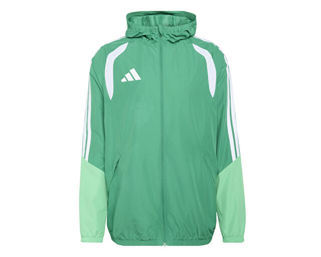 Adidas Tiro26C Aw Jkt Erkek Futbol Antrenman Yağmurluk KB0136 Yeşil görsel 7