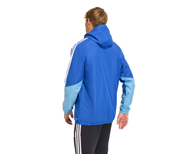 Adidas Tiro26C Aw Jkt Erkek Futbol Antrenman Yağmurluk KB0135 Mavi görsel 3