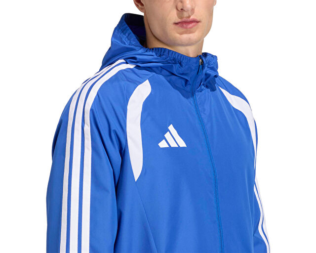 Adidas Tiro26C Aw Jkt Erkek Futbol Antrenman Yağmurluk KB0135 Mavi görsel 4