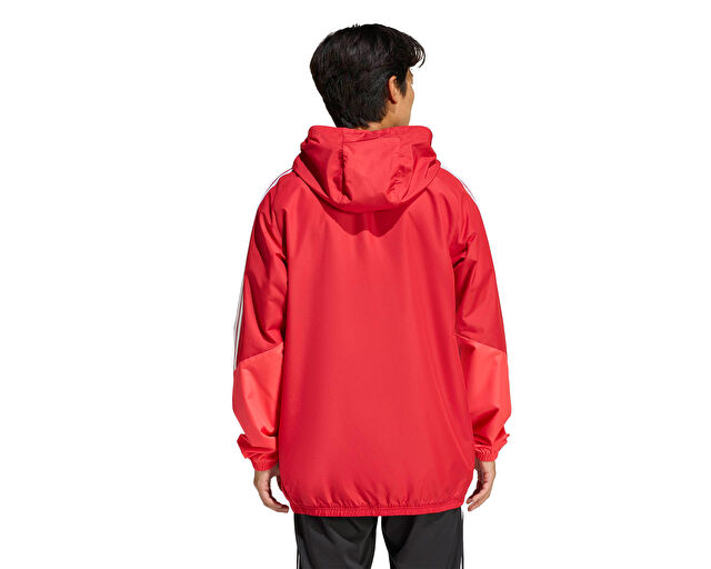 Adidas Tiro26C Aw Jkt Erkek Futbol Antrenman Yağmurluk KB0134 Kırmızı görsel 2
