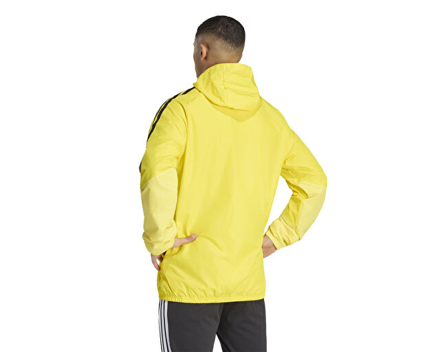 Adidas Tiro26C Aw Jkt Erkek Futbol Antrenman Yağmurluk KB0139 Sarı görsel 2