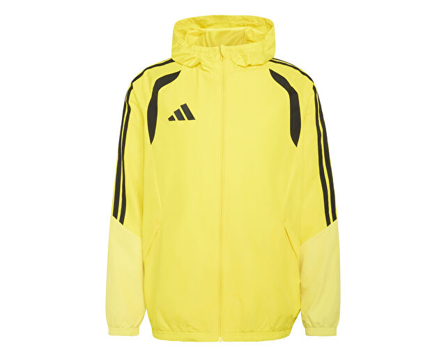Adidas Tiro26C Aw Jkt Erkek Futbol Antrenman Yağmurluk KB0139 Sarı görsel 3