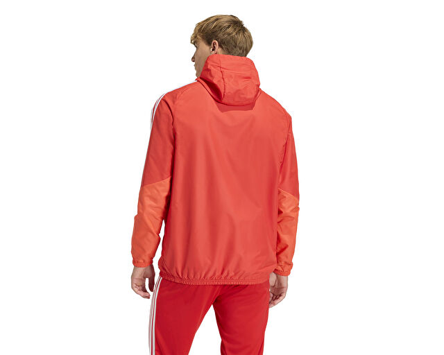 Adidas Tiro26C Aw Jkt Erkek Futbol Antrenman Yağmurluk KB0142 Kırmızı görsel 2