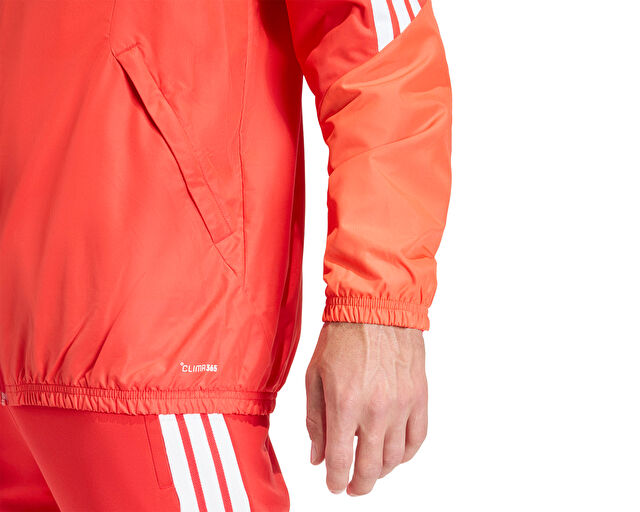 Adidas Tiro26C Aw Jkt Erkek Futbol Antrenman Yağmurluk KB0142 Kırmızı görsel 5