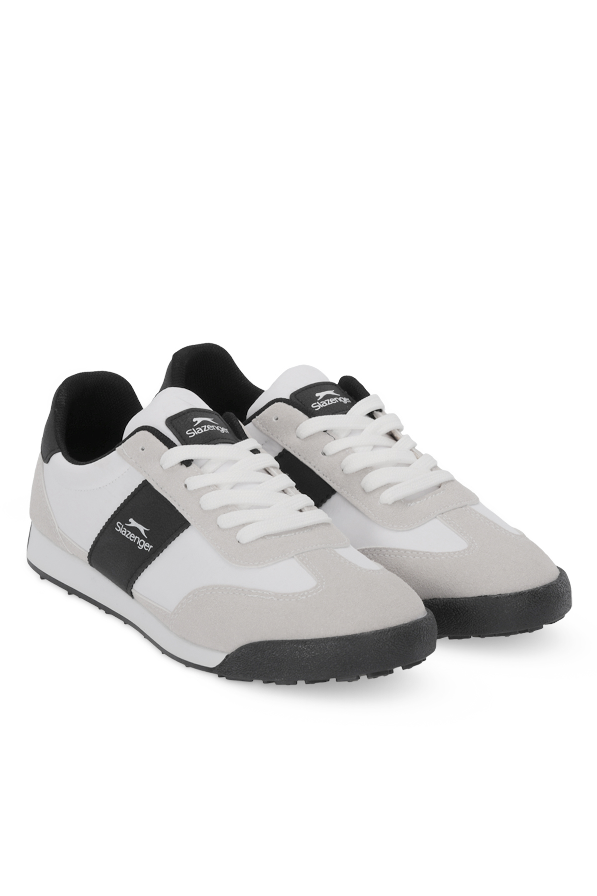 SLAZENGER PLATIN I Erkek Beyaz / Siyah Günlük Spor Ayakkabısı görsel 2