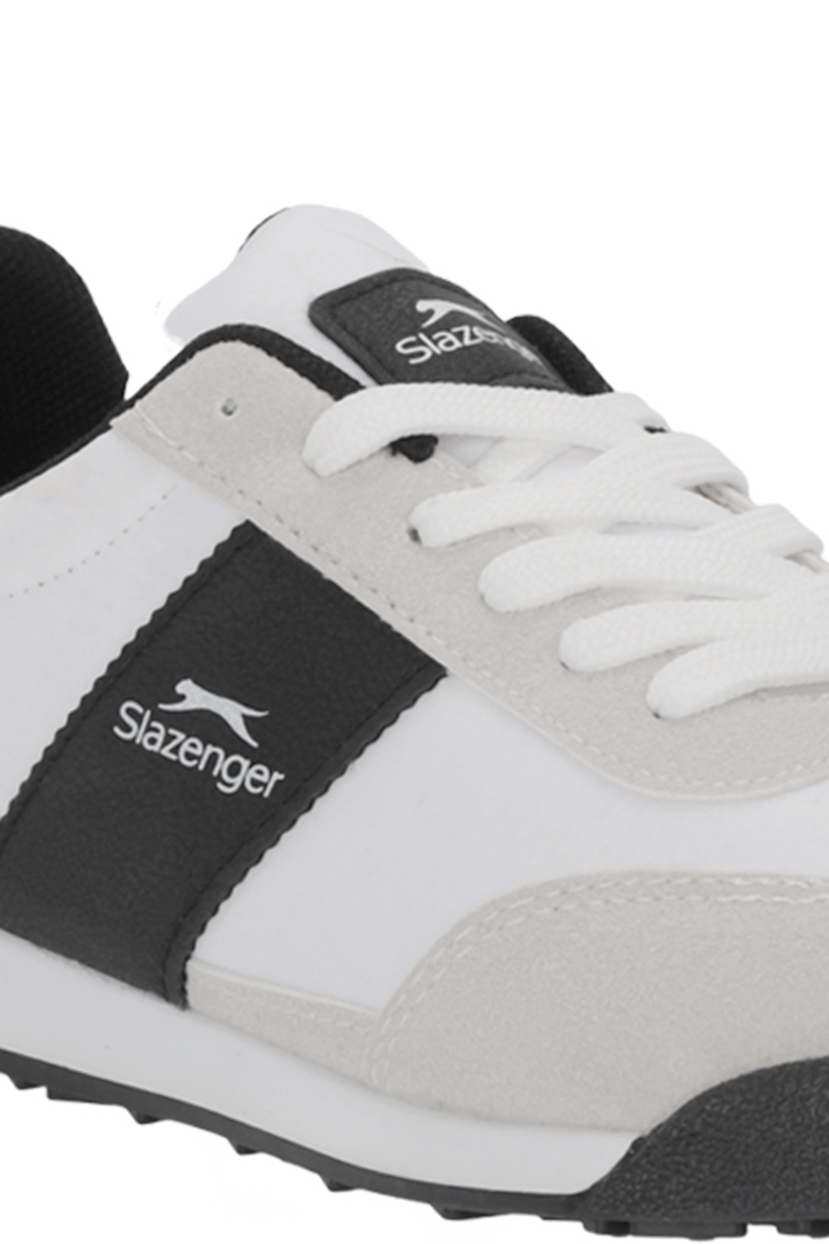 SLAZENGER PLATIN I Erkek Beyaz / Siyah Günlük Spor Ayakkabısı görsel 4
