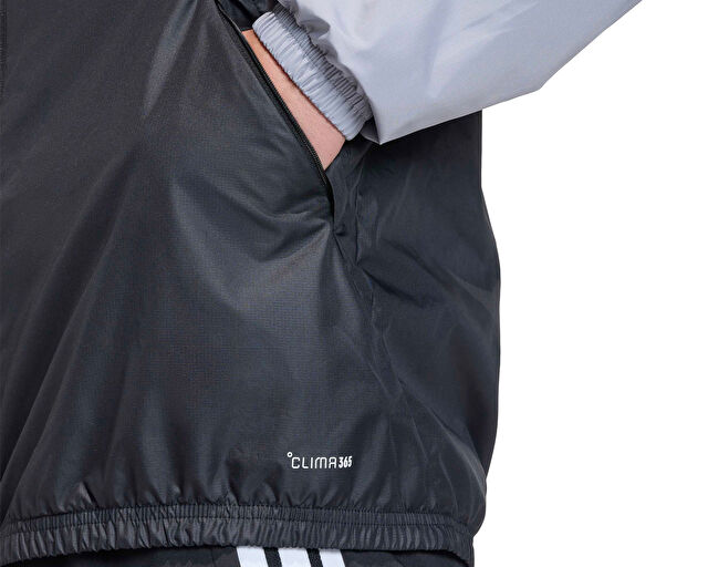 Adidas Tiro26C Aw Jkt Erkek Futbol Antrenman Yağmurluk JX4247 Siyah görsel 3