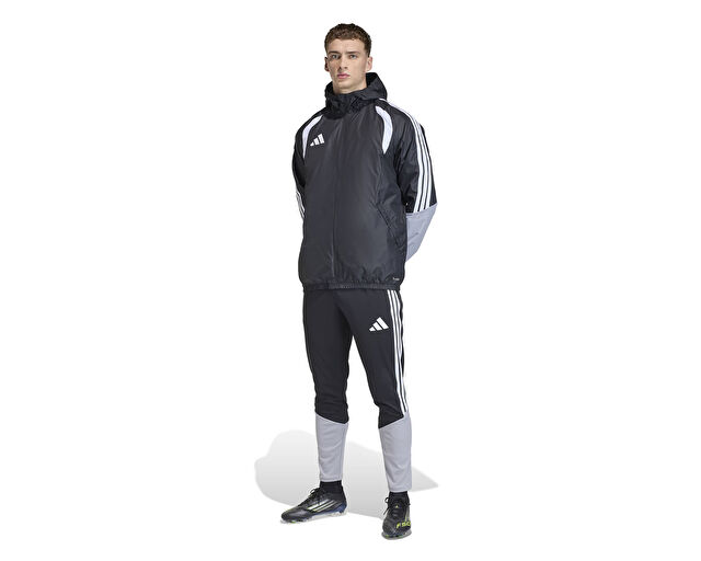 Adidas Tiro26C Aw Jkt Erkek Futbol Antrenman Yağmurluk JX4247 Siyah görsel 5