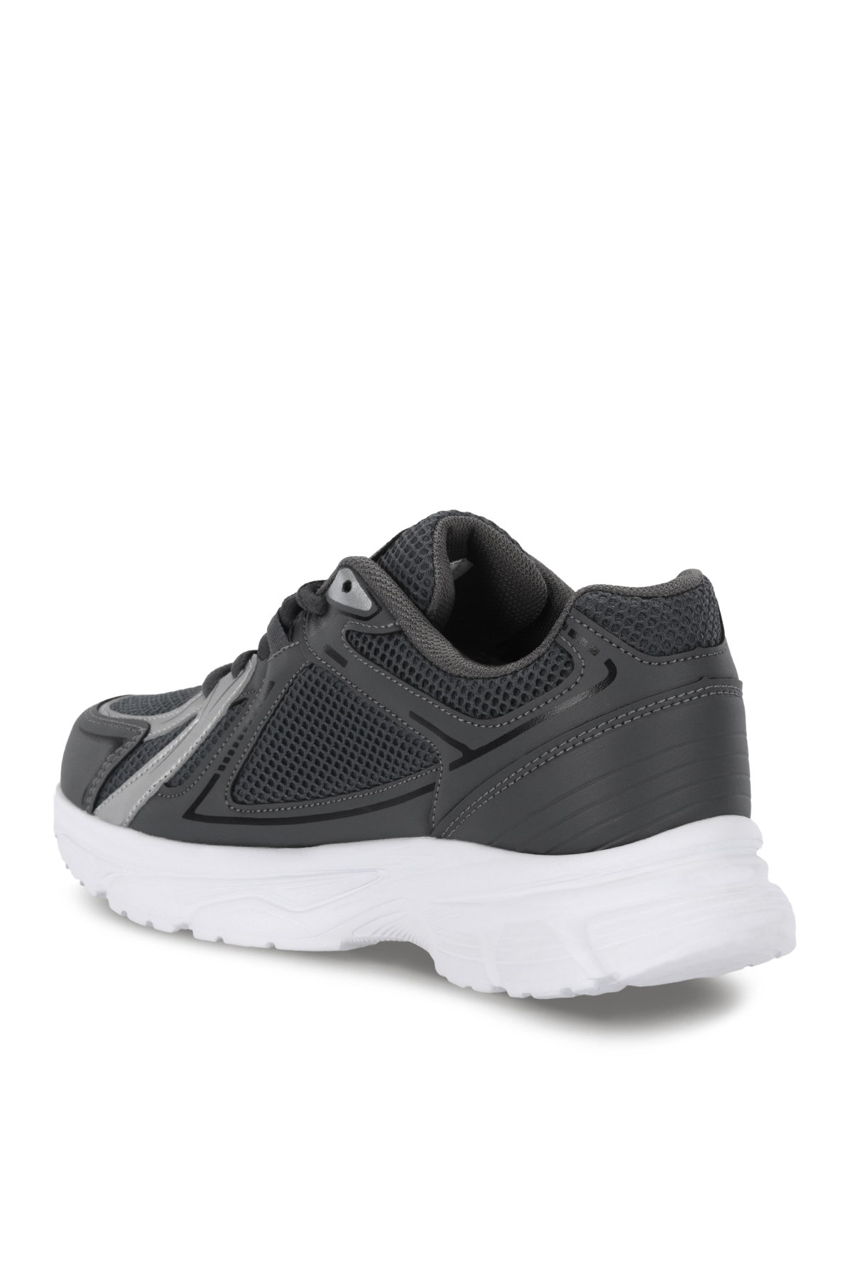 SLAZENGER OPSIST I Erkek Koyu Gri / Gümüş Koşu & Yürüyüş Spor Ayakkabısı görsel 3