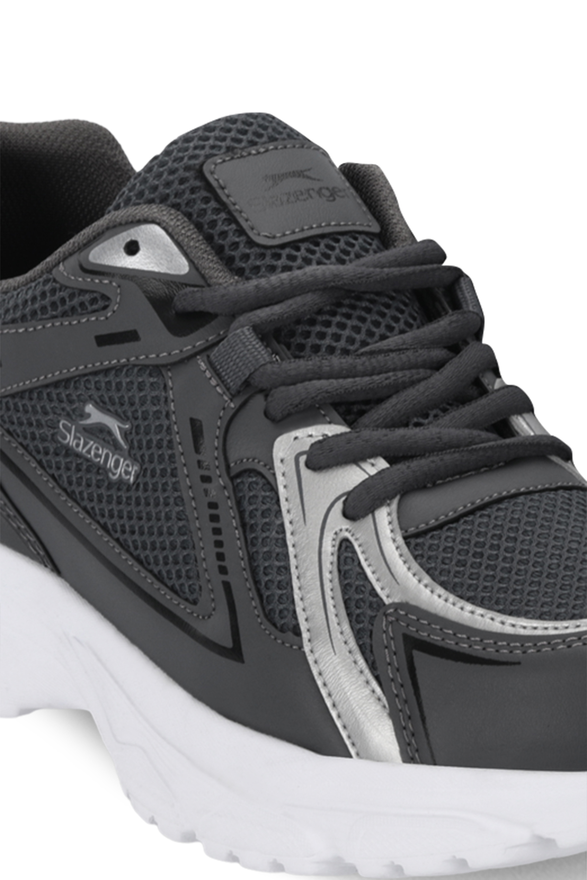 SLAZENGER OPSIST I Erkek Koyu Gri / Gümüş Koşu & Yürüyüş Spor Ayakkabısı görsel 4