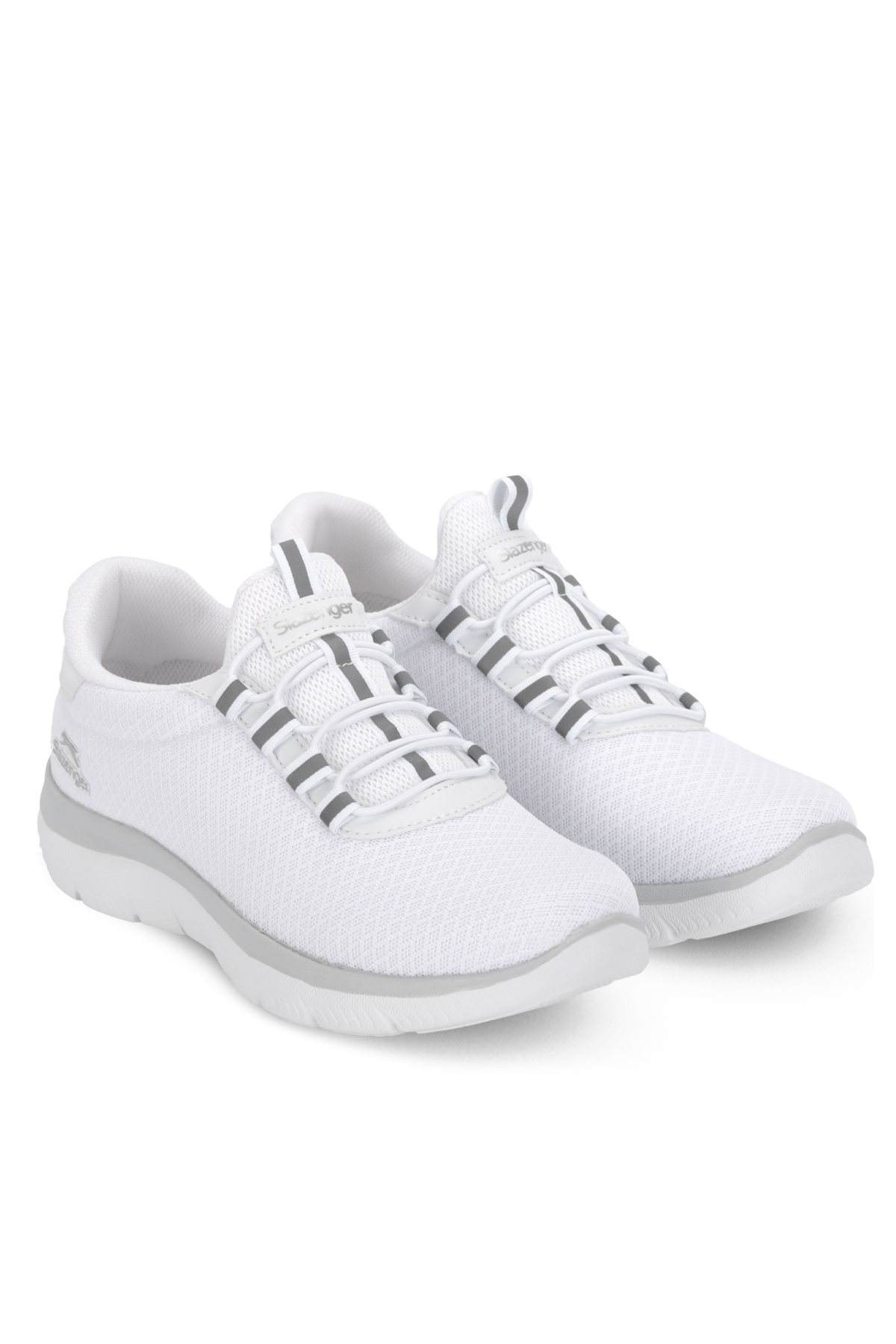 SLAZENGER FLEX FIT I Kadın Beyaz Koşu & Yürüyüş Spor Ayakkabısı görsel 2