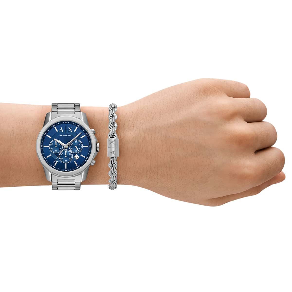 Armani Exchange AX7176SET Erkek Kol Saati ve Bileklik Seti görsel 4