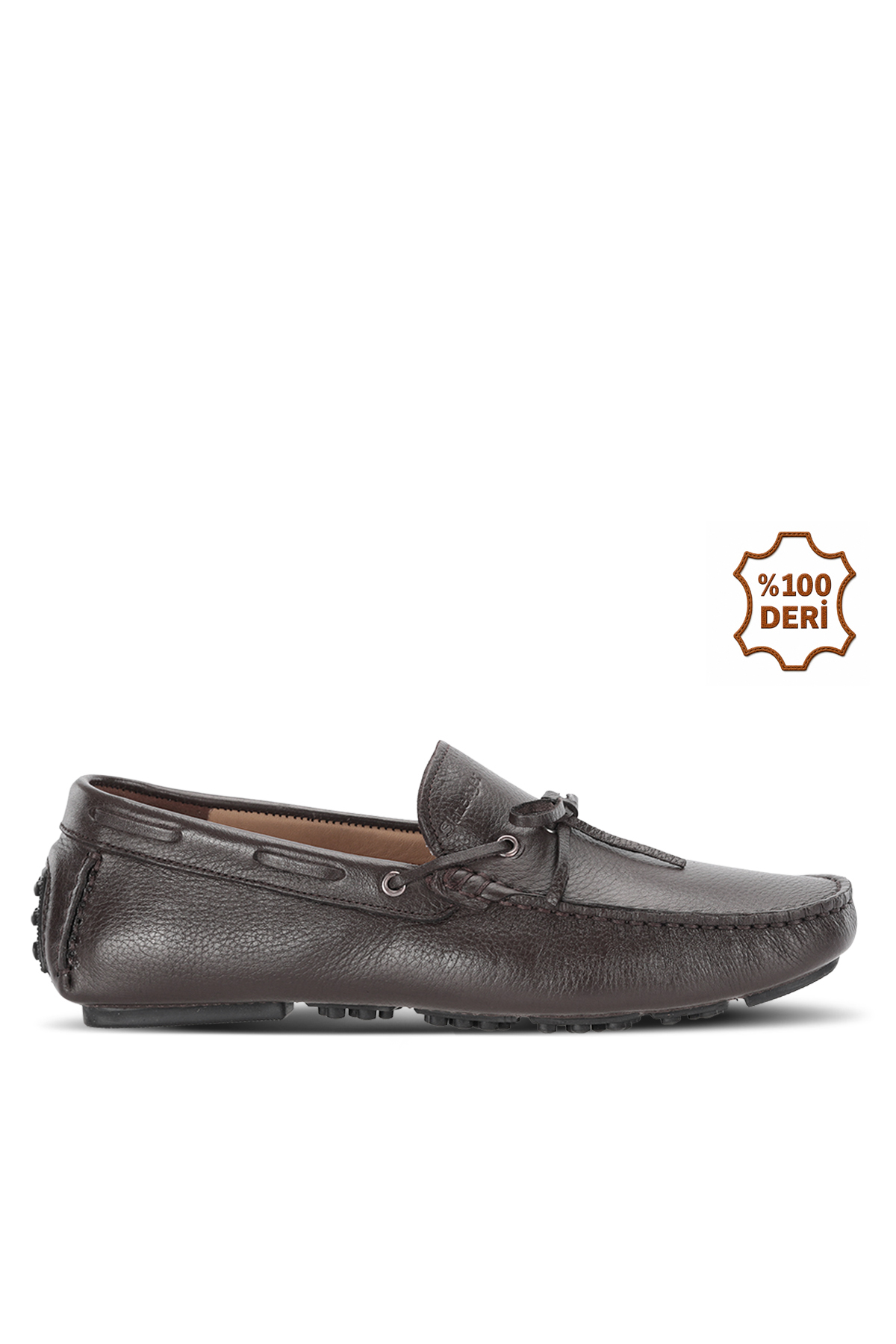 SLAZENGER MORENO I Erkek Nubuk Deri Kahve Günlük Loafer Ayakkabısı