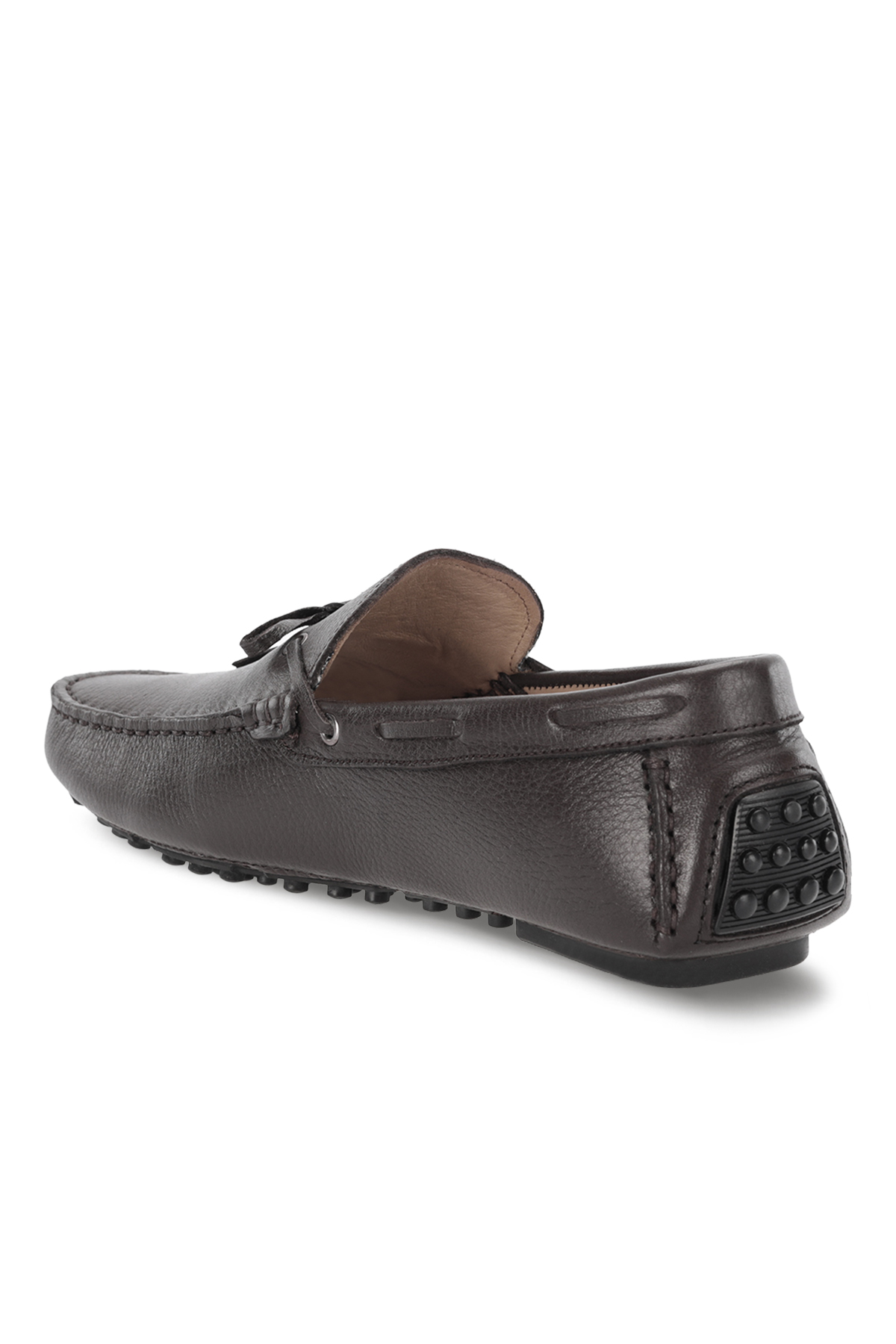 SLAZENGER MORENO I Erkek Nubuk Deri Kahve Günlük Loafer Ayakkabısı görsel 3