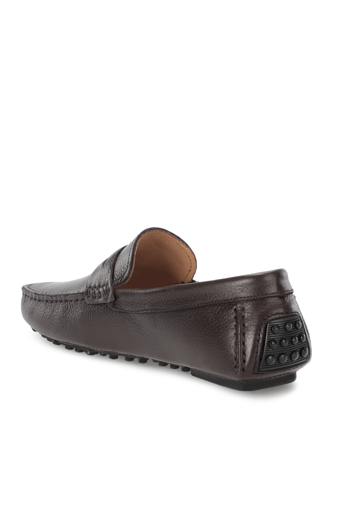 SLAZENGER MONTANA I Erkek Deri Kahve Günlük Loafer Ayakkabısı görsel 3