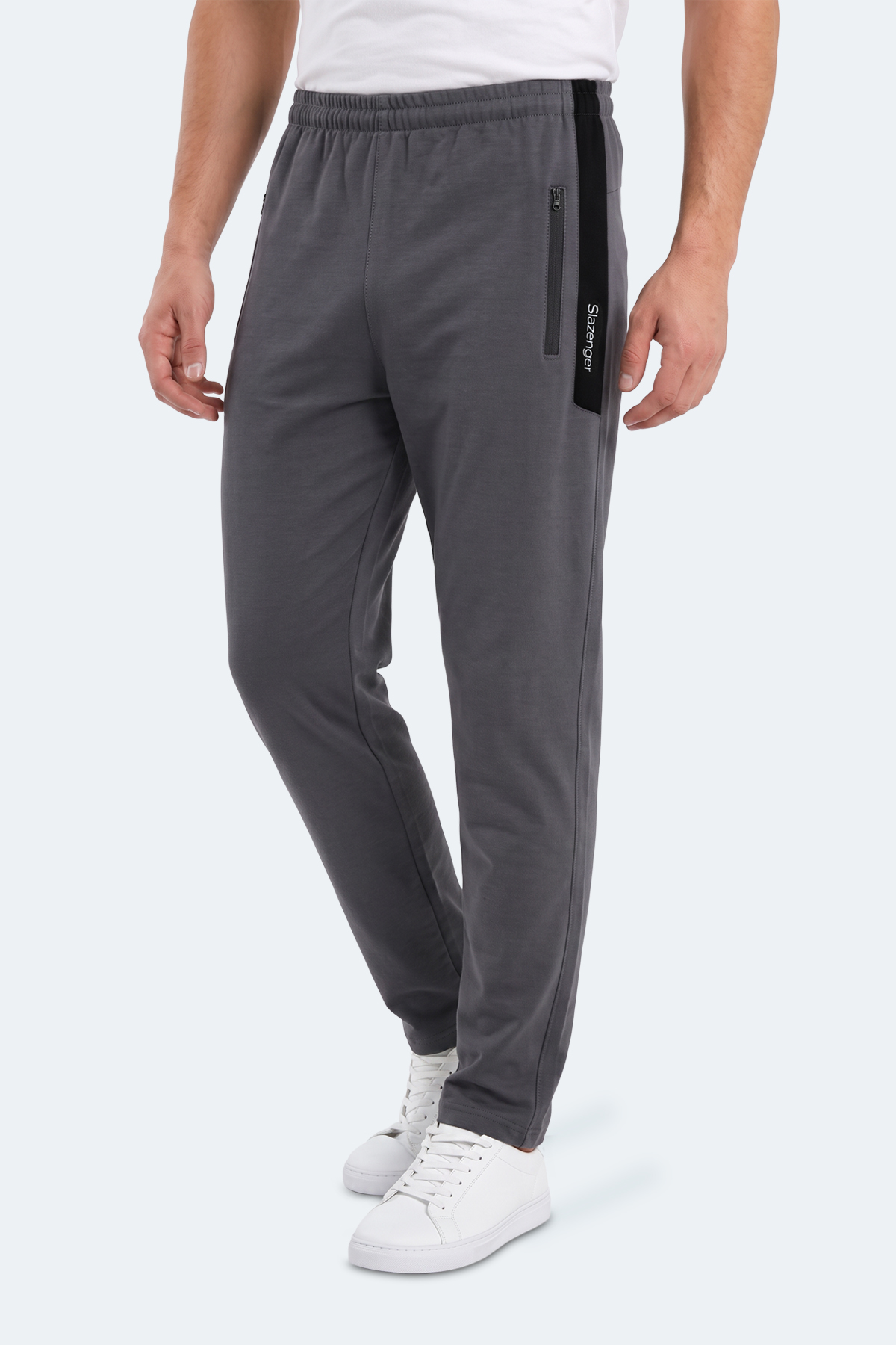 SLAZENGER KARLA Erkek Koyu Gri Eşofman Altı