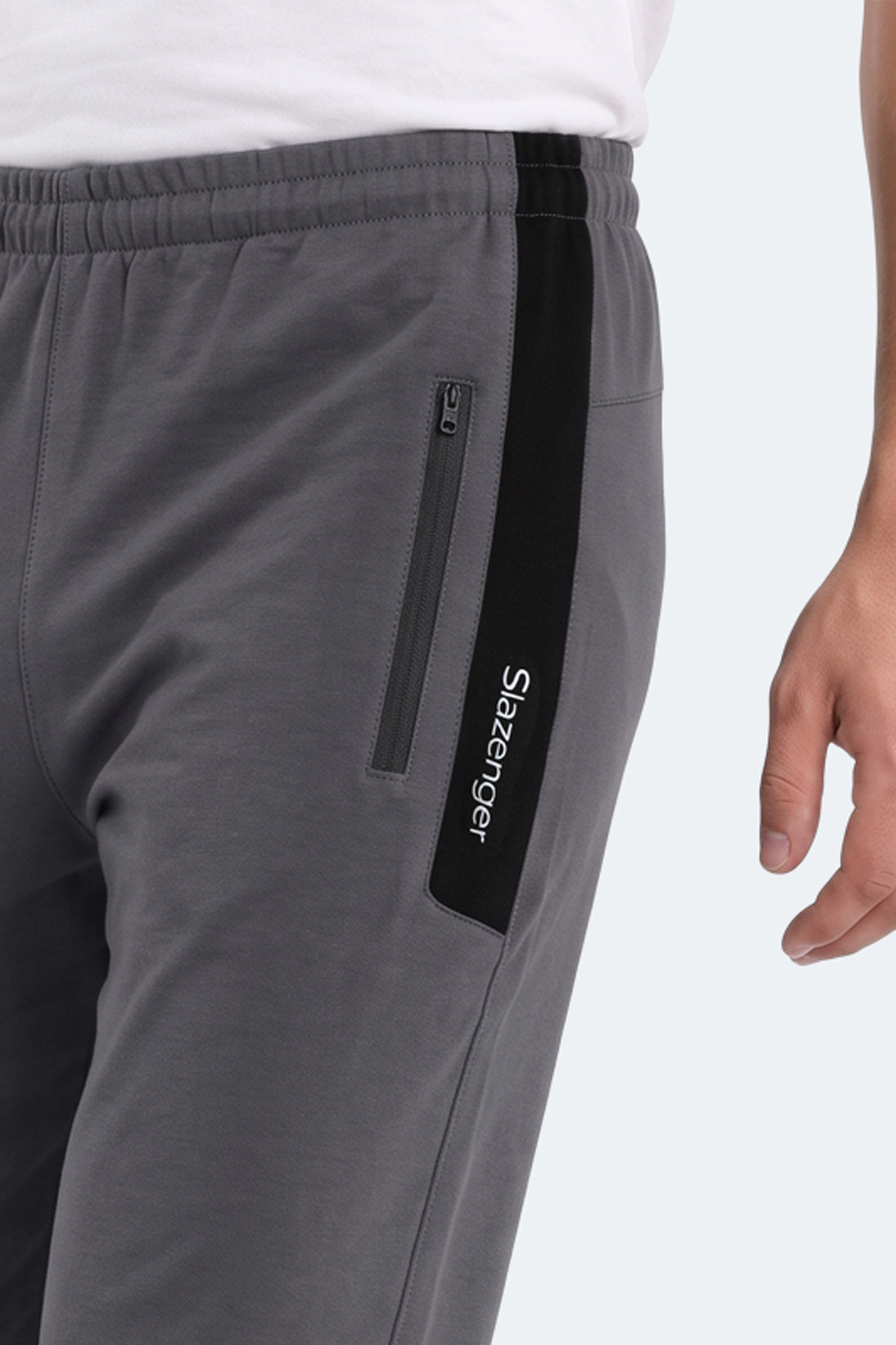 SLAZENGER KARLA Erkek Koyu Gri Eşofman Altı görsel 3
