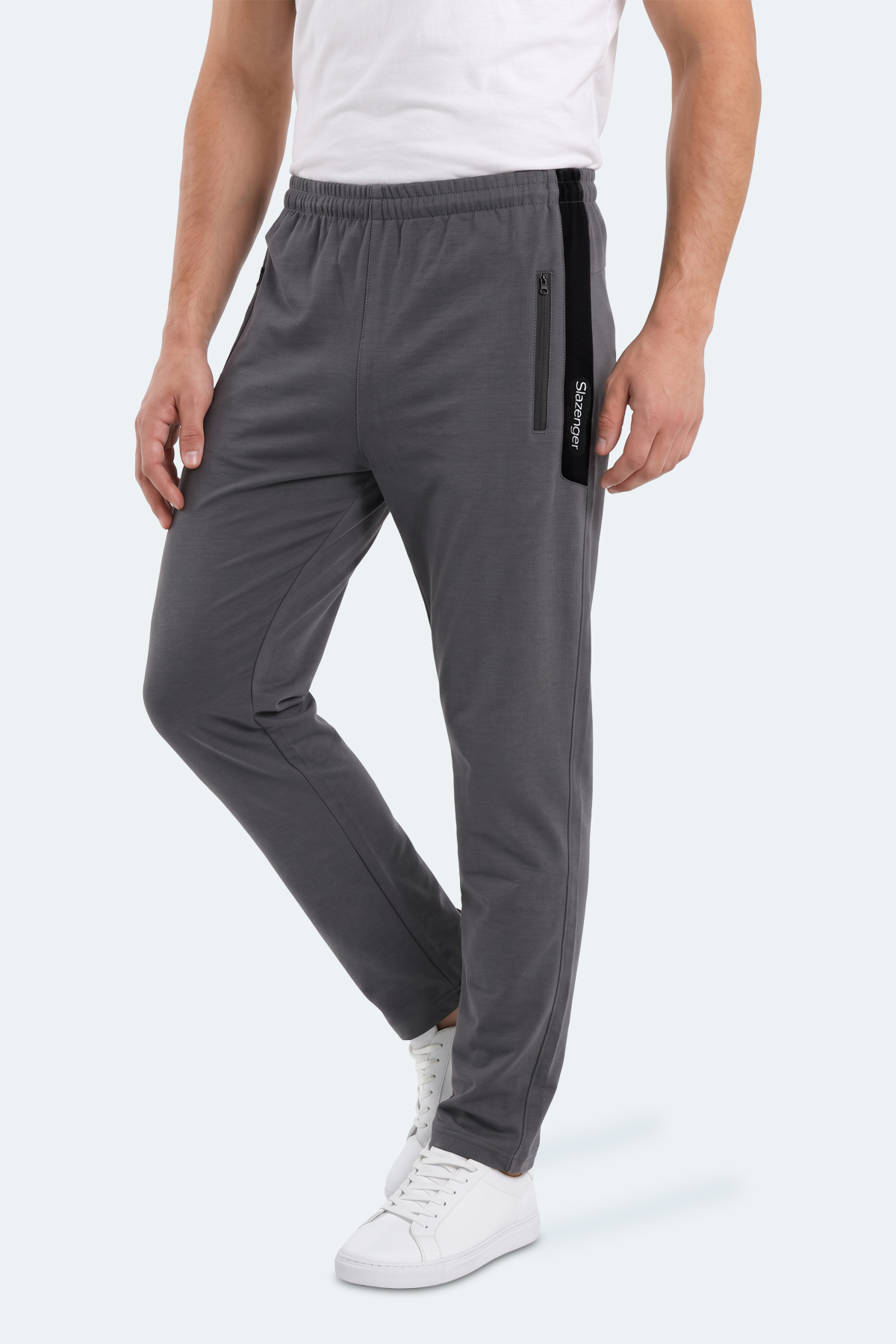 SLAZENGER KARLA Erkek Koyu Gri Eşofman Altı görsel 5