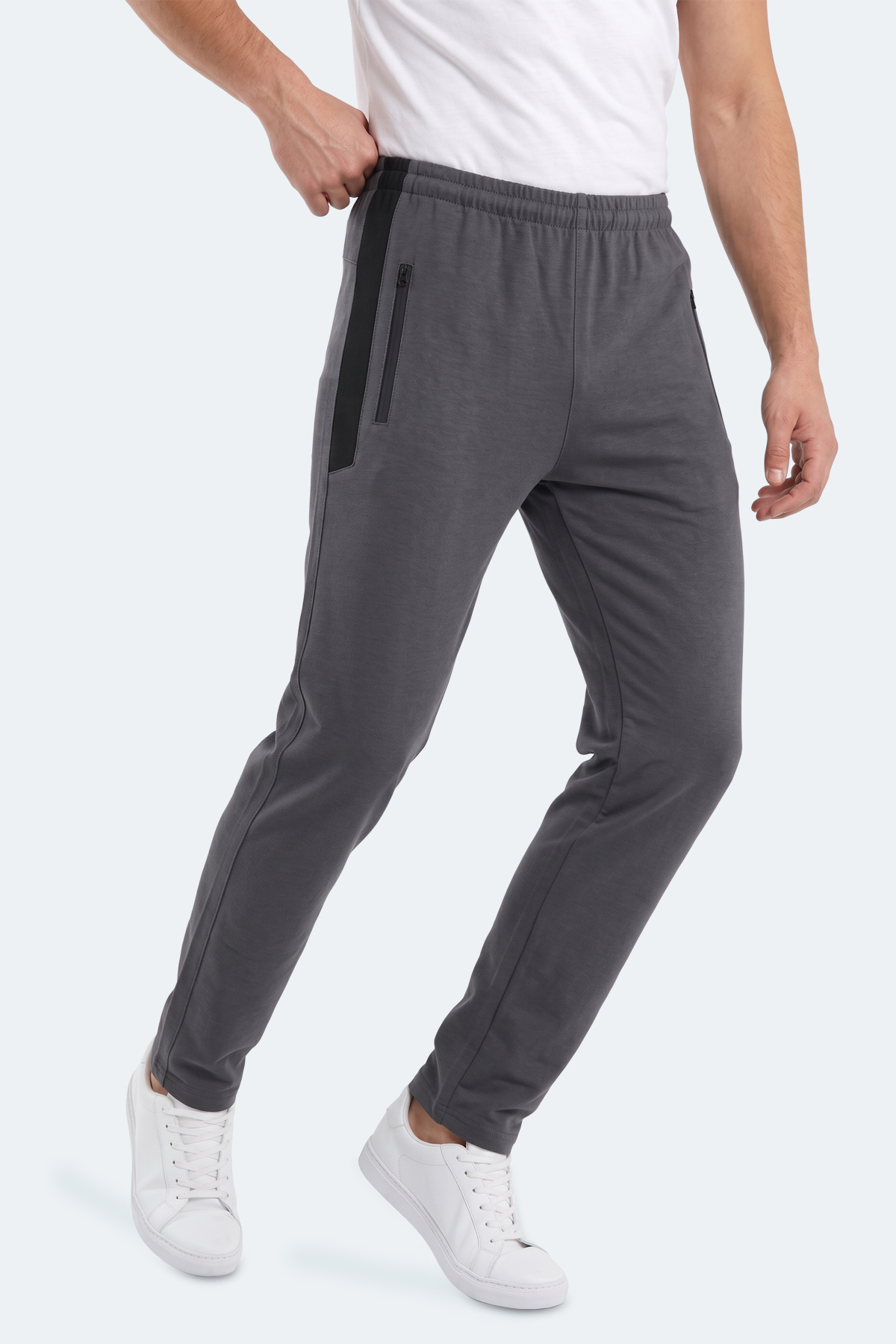 SLAZENGER KARLA Erkek Koyu Gri Eşofman Altı görsel 6