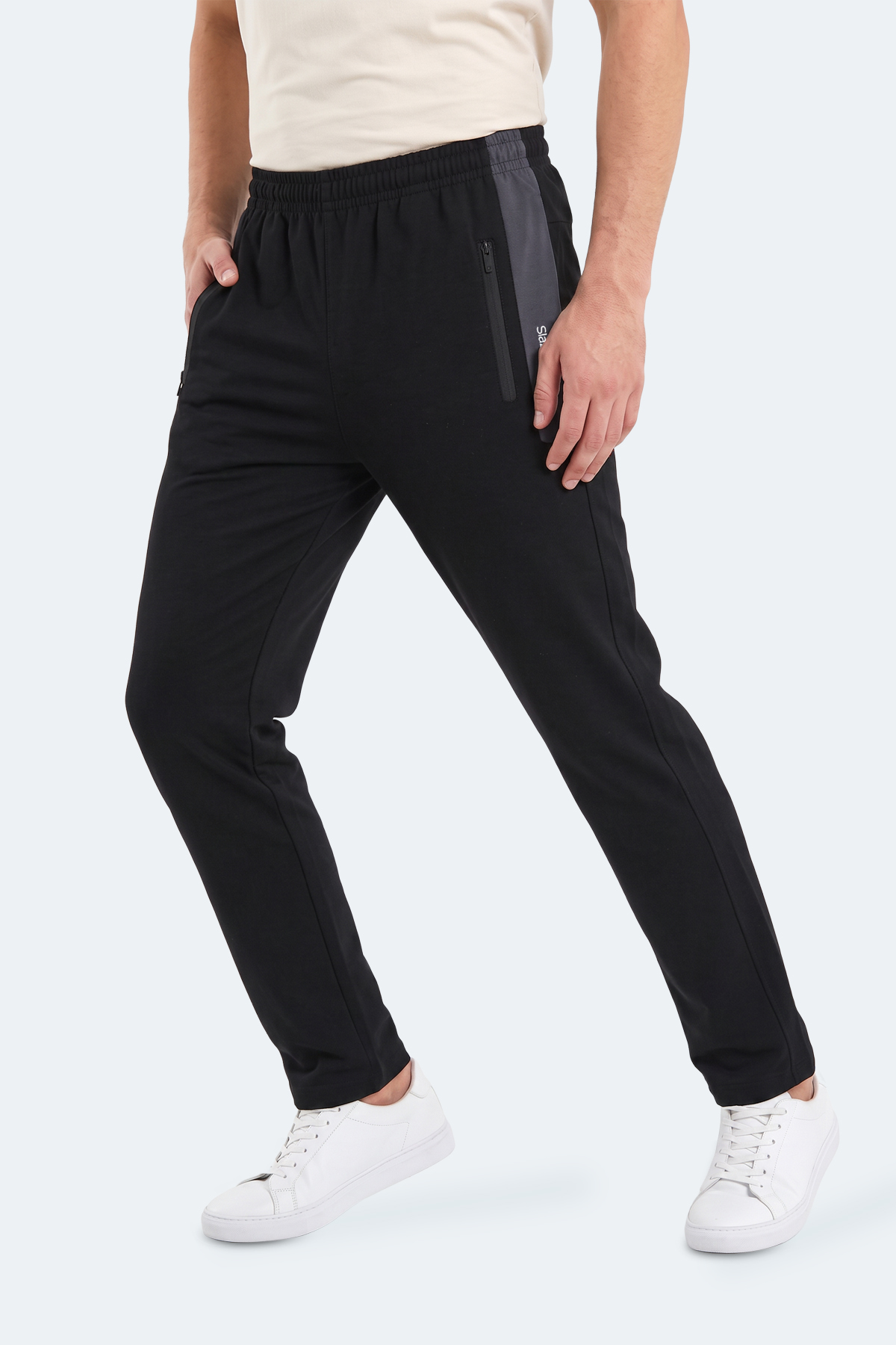 SLAZENGER KARLA Erkek Siyah Eşofman Altı