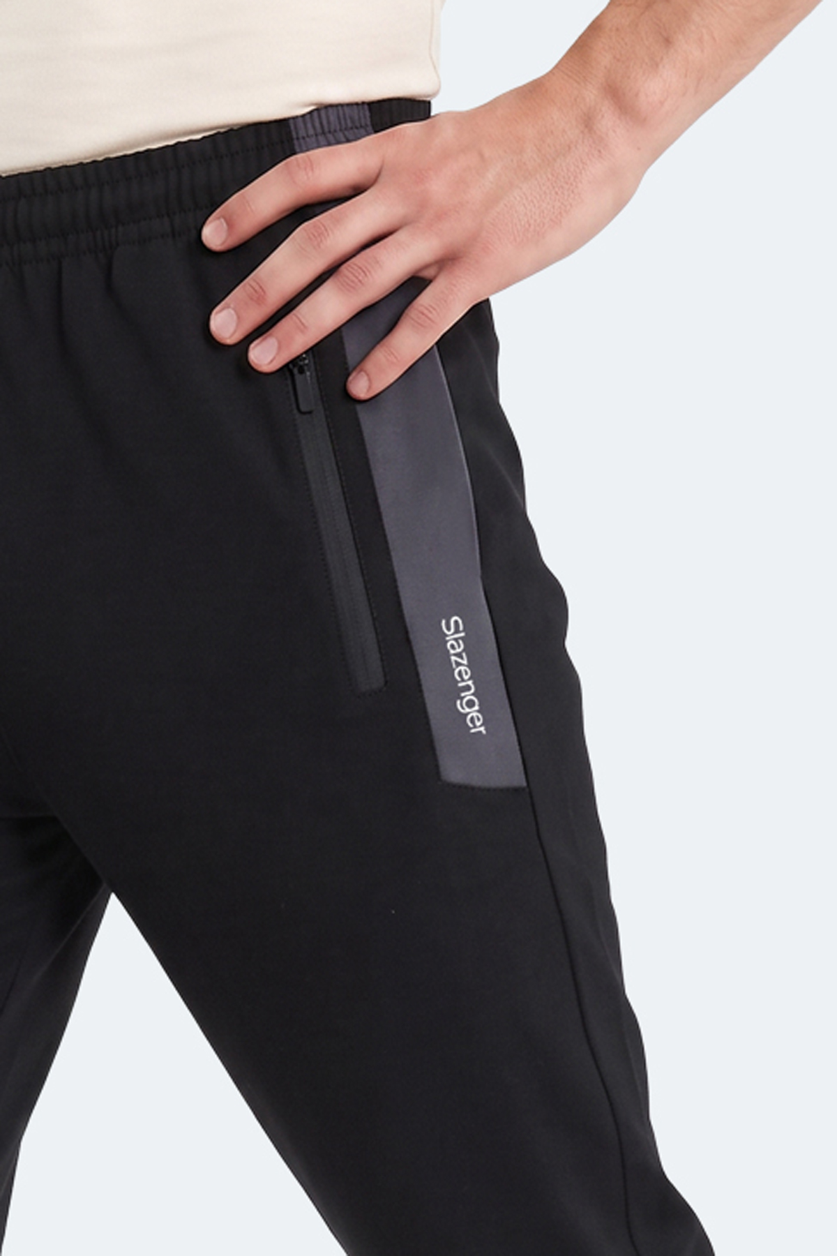 SLAZENGER KARLA Erkek Siyah Eşofman Altı görsel 3
