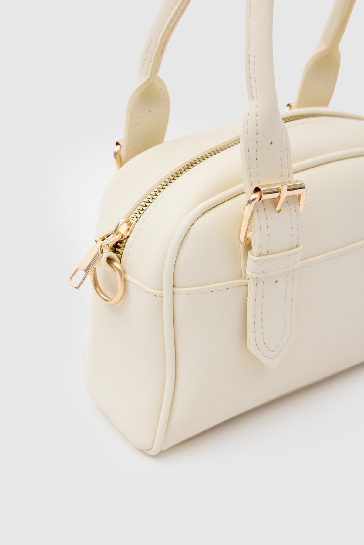 Shulebags Saffiano Ayarlanabilir El Ve Çapraz Çanta Butter Yellow görsel 4