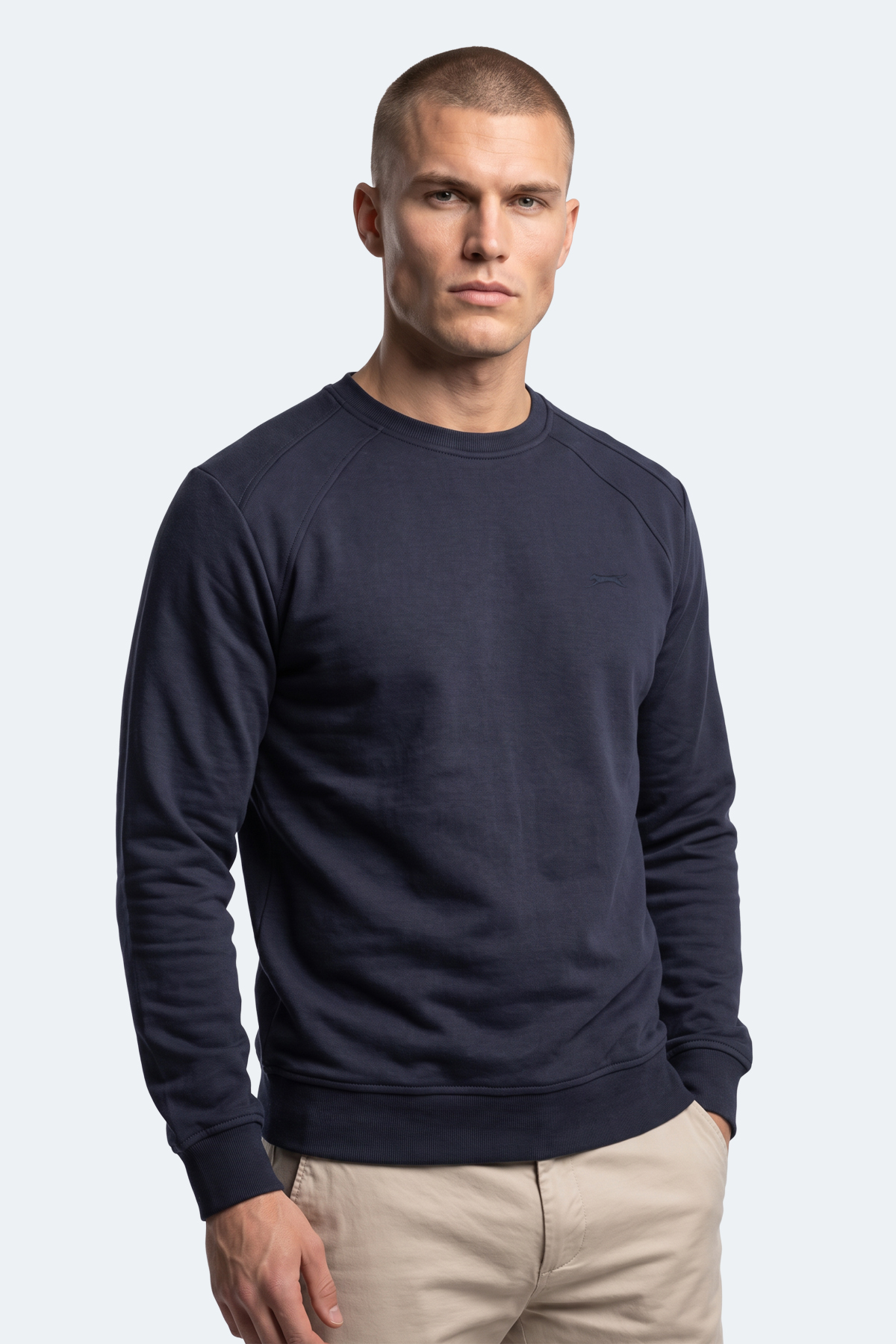 SLAZENGER KOVAN I Erkek Lacivert Sweatshırt