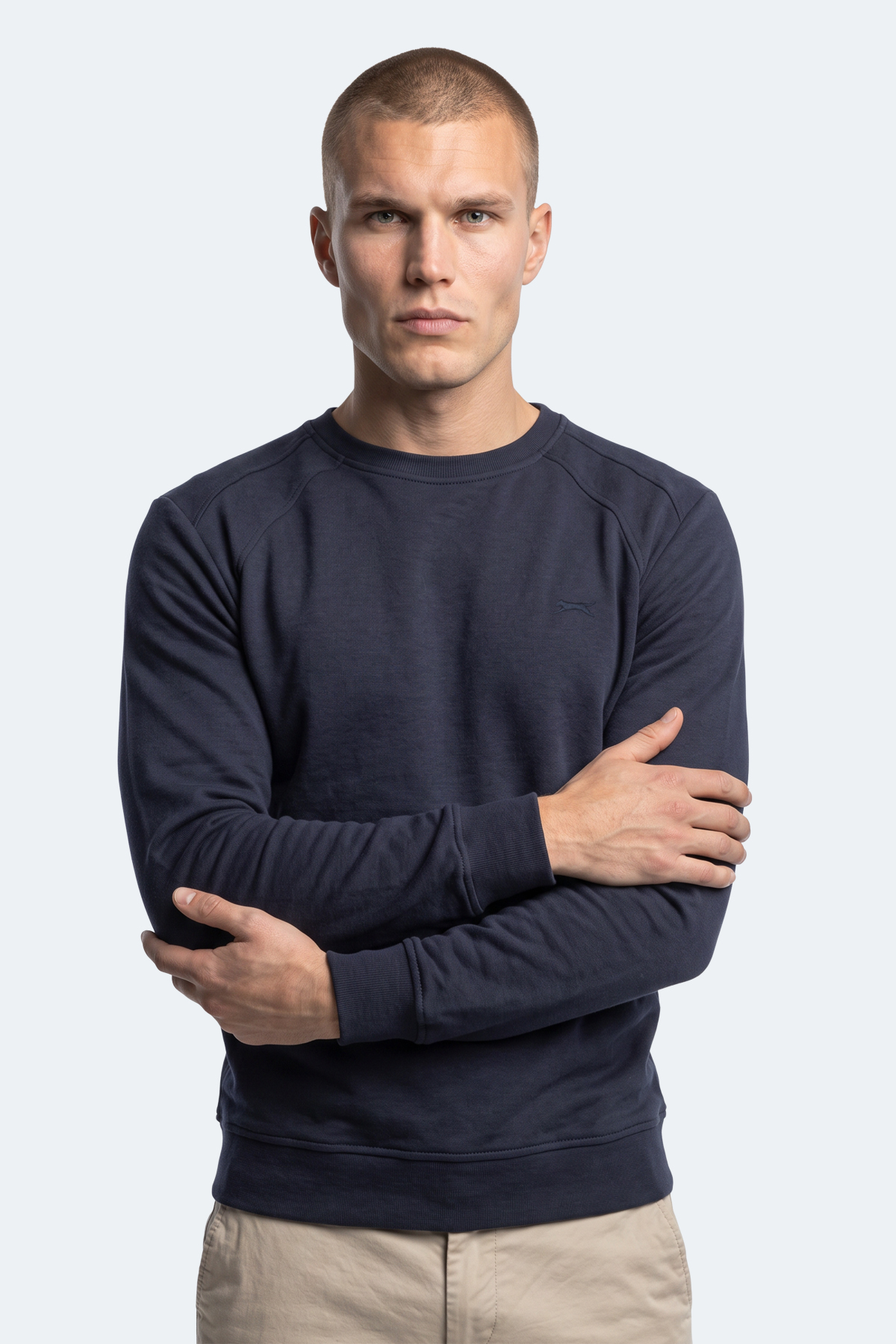 SLAZENGER KOVAN I Erkek Lacivert Sweatshırt görsel 4