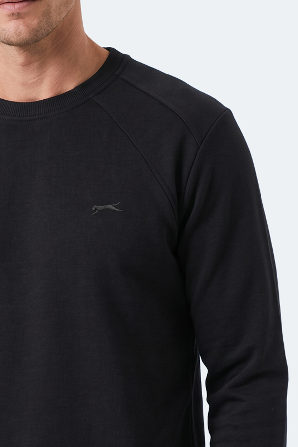 SLAZENGER KOVAN I Erkek Siyah Sweatshırt görsel 2