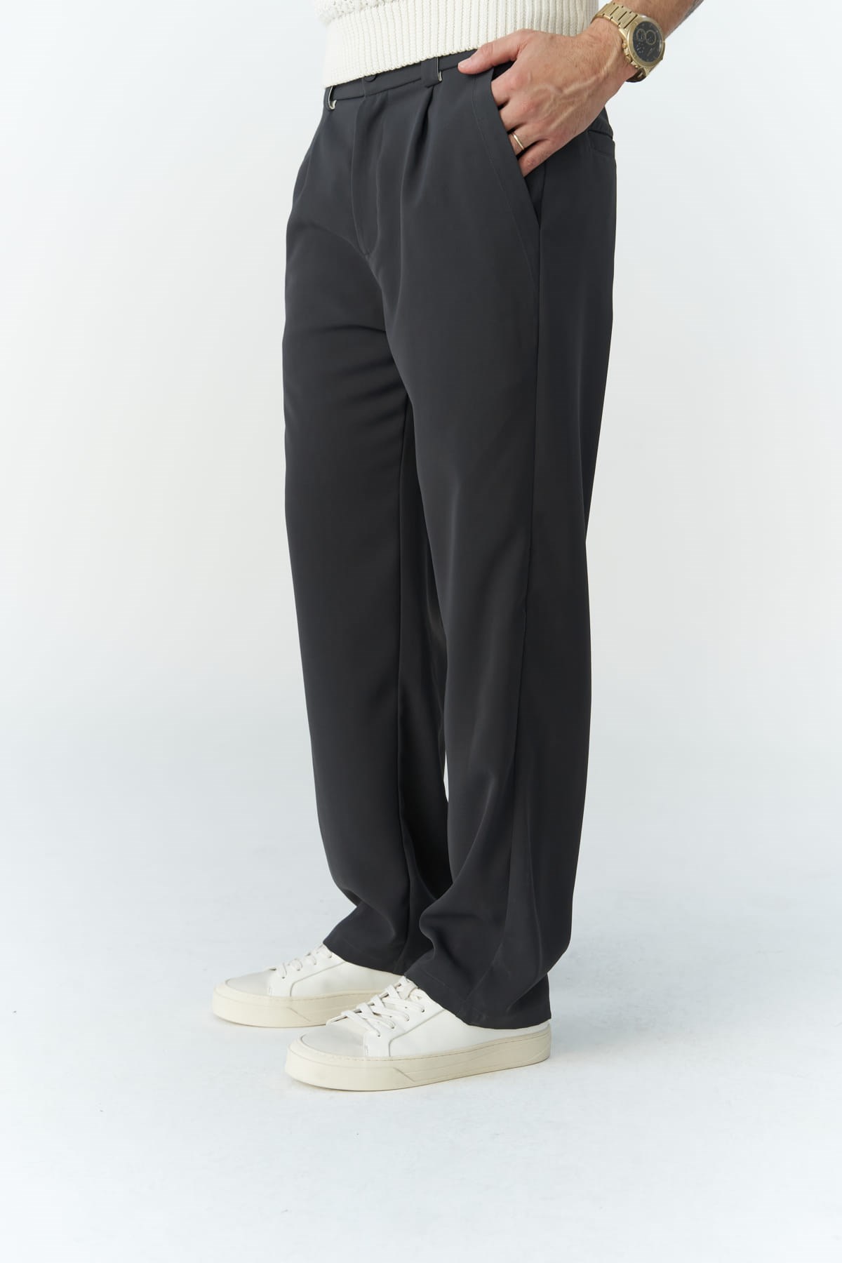 Mai Collection Wells Antrasit Erkek Pantolon görsel 6