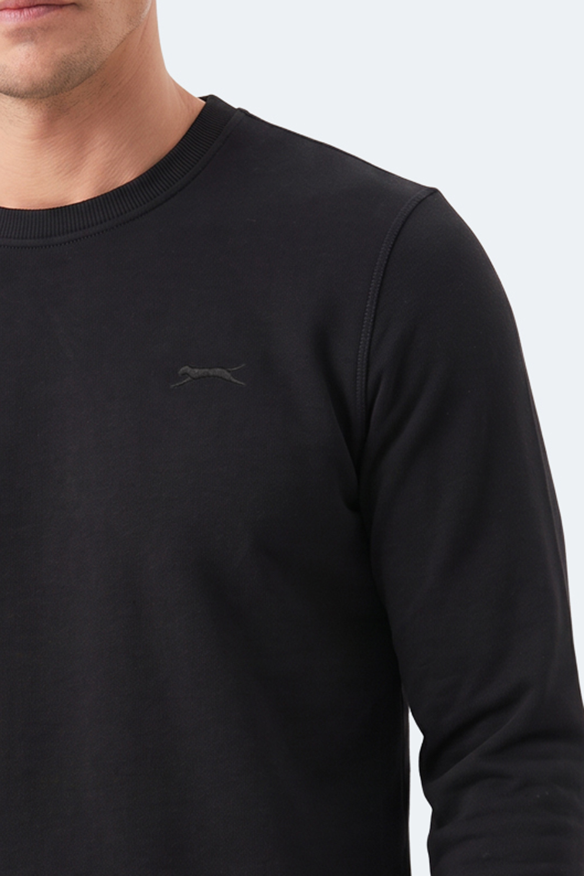SLAZENGER MARLON I Erkek Siyah Sweatshırt görsel 2