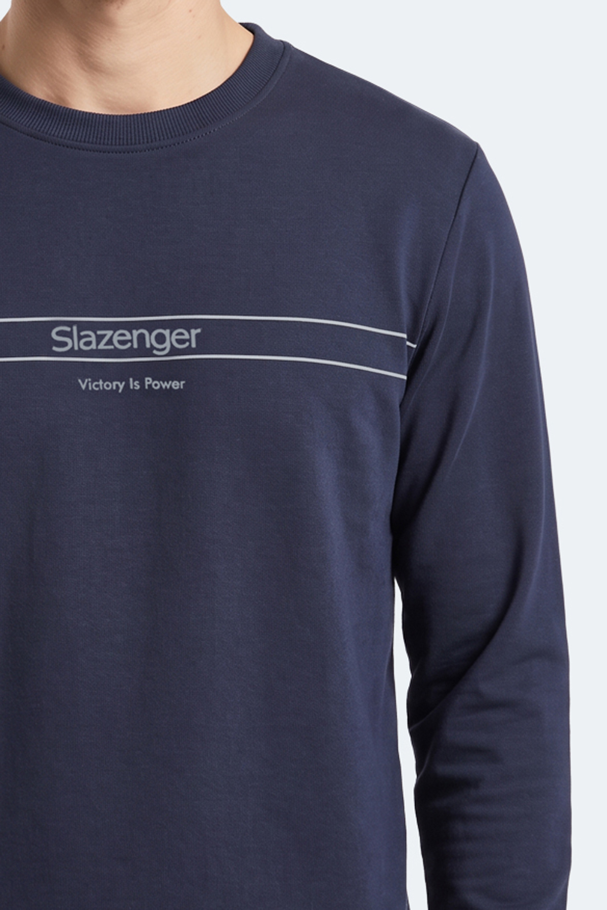 SLAZENGER GARRET Erkek Lacivert Sweatshırt görsel 2