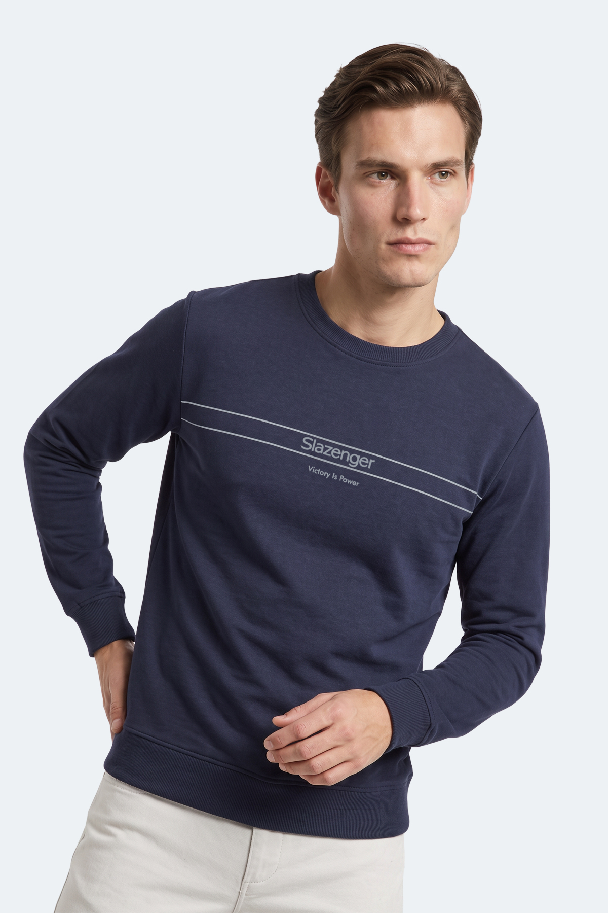 SLAZENGER GARRET Erkek Lacivert Sweatshırt görsel 5