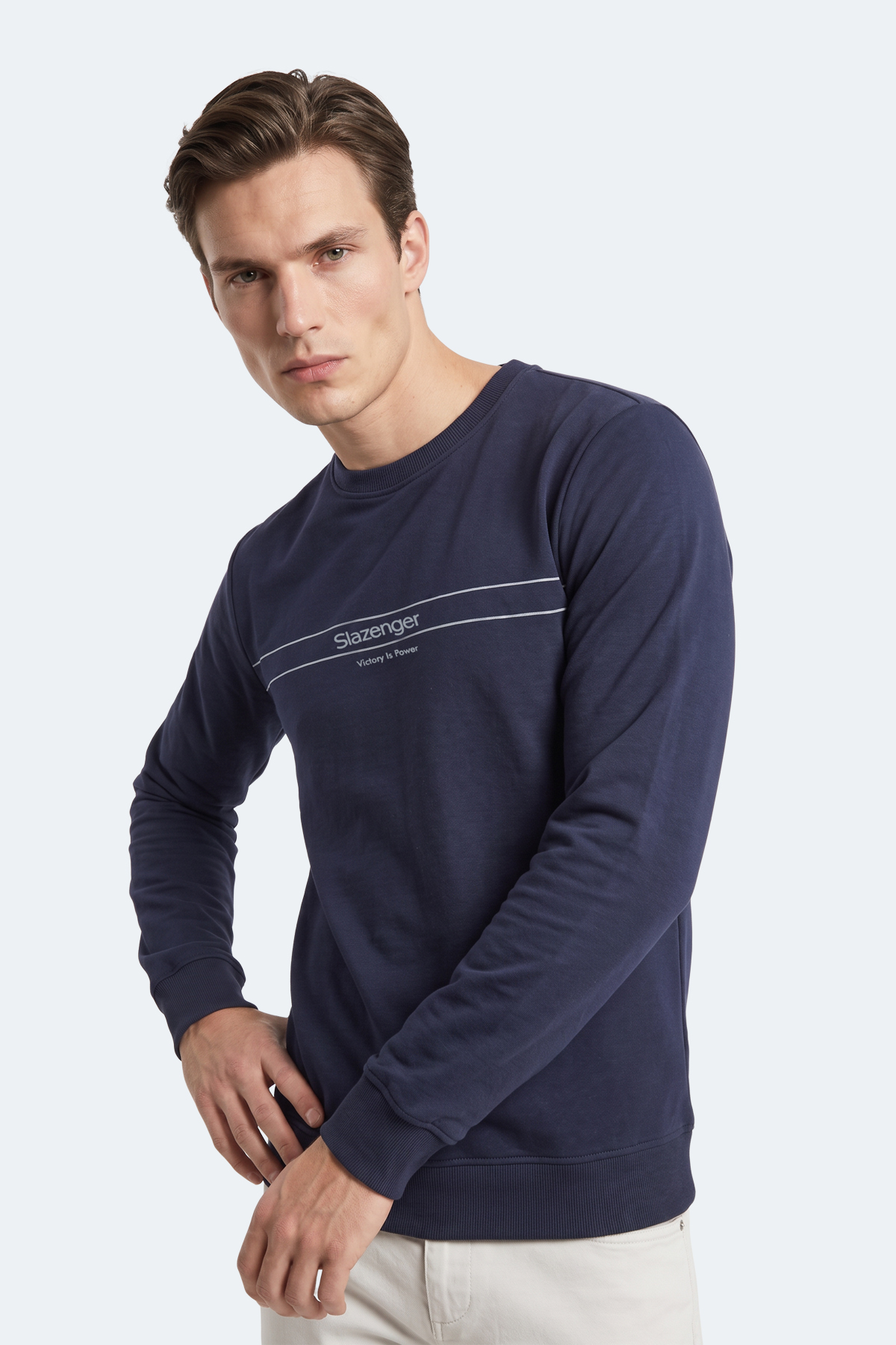 SLAZENGER GARRET Erkek Lacivert Sweatshırt görsel 7