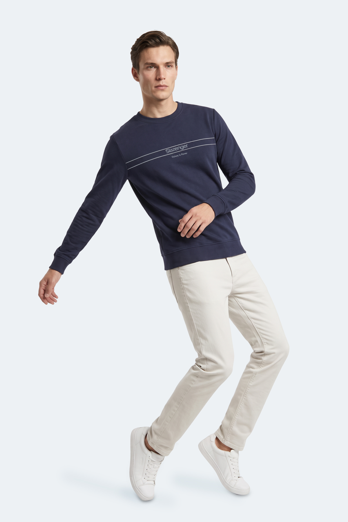 SLAZENGER GARRET Erkek Lacivert Sweatshırt görsel 8