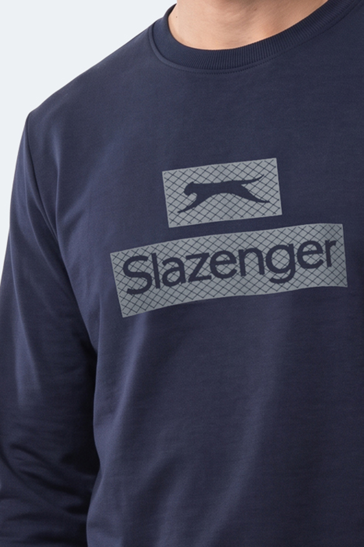 SLAZENGER GARVAN Erkek Lacivert Sweatshırt görsel 2