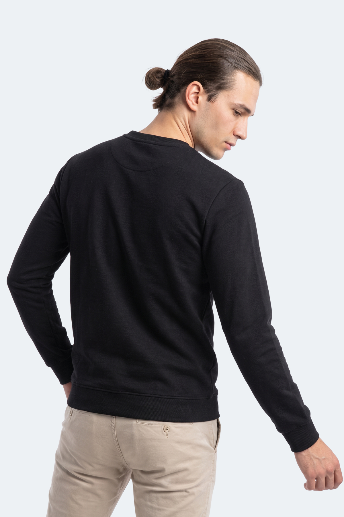 SLAZENGER GARVAN Erkek Siyah Sweatshırt görsel 5