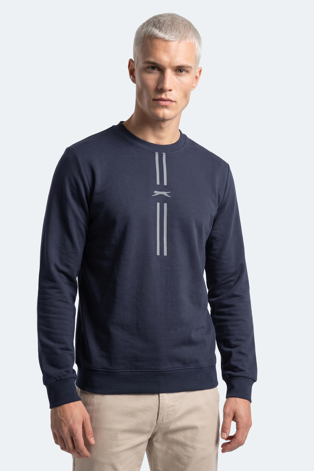 SLAZENGER GABINO I Erkek Lacivert Sweatshırt