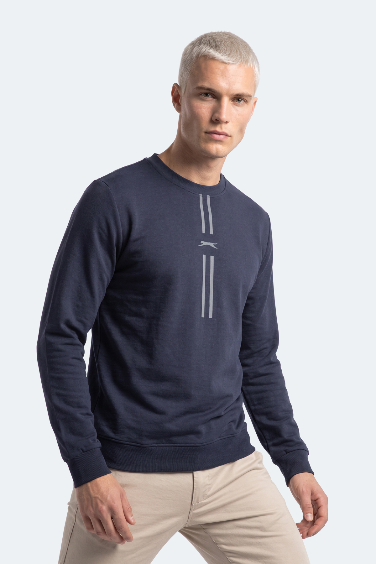 SLAZENGER GABINO I Erkek Lacivert Sweatshırt görsel 6
