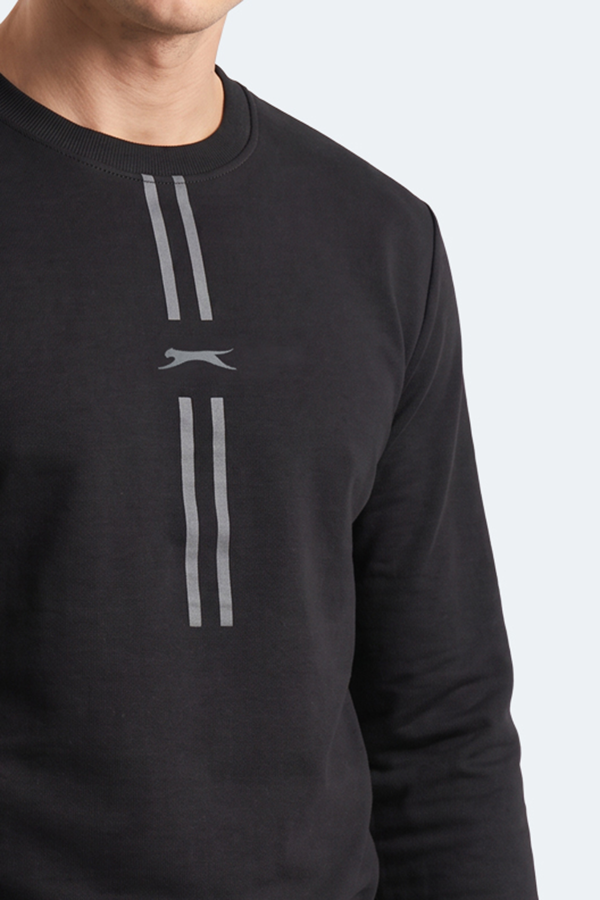 SLAZENGER GABINO I Erkek Siyah Sweatshırt görsel 2