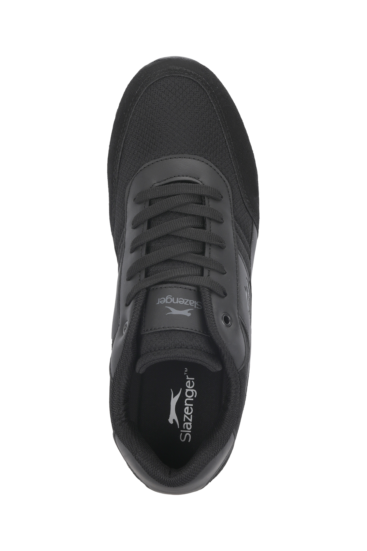 SLAZENGER ISKRA I Erkek Büyük Beden Siyah / Siyah Günlük Spor Ayakkabısı görsel 5