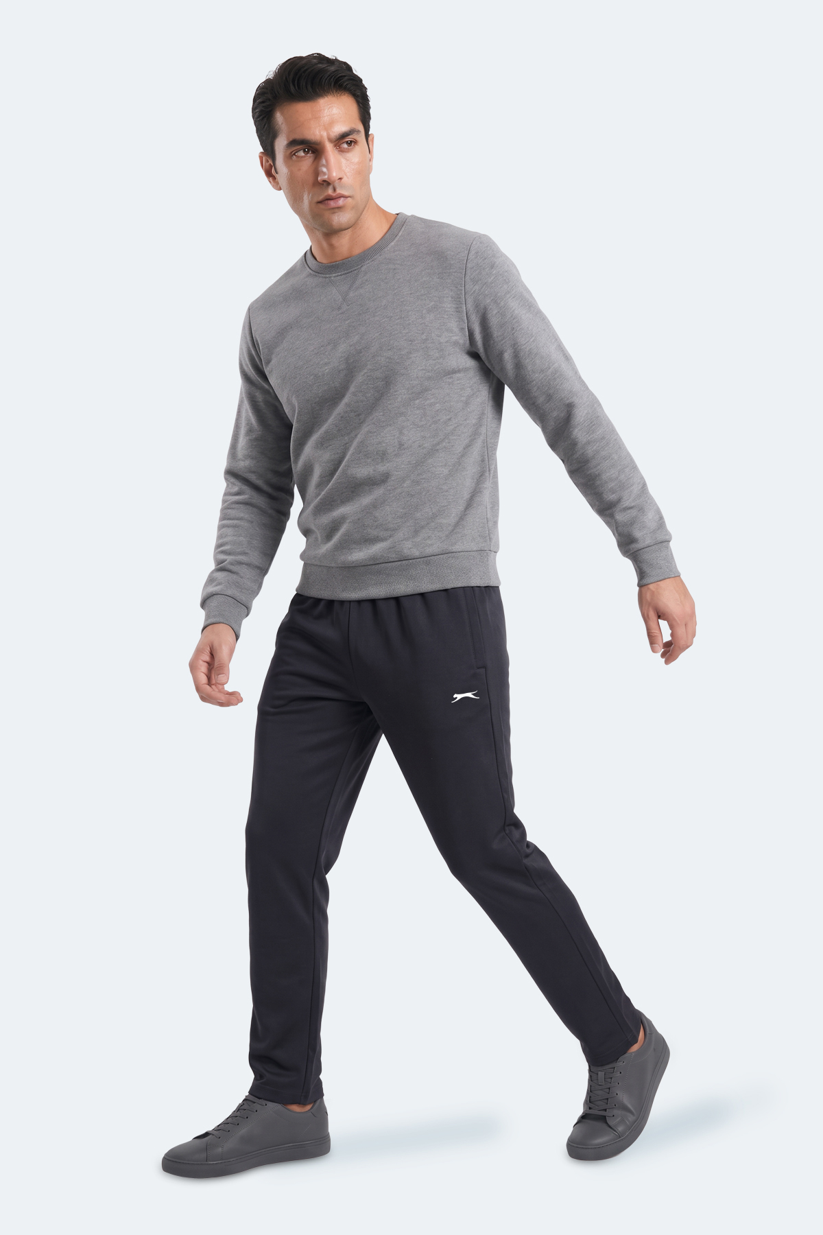 SLAZENGER RAGEWOLF Erkek Koyu Gri Eşofman Altı görsel 2
