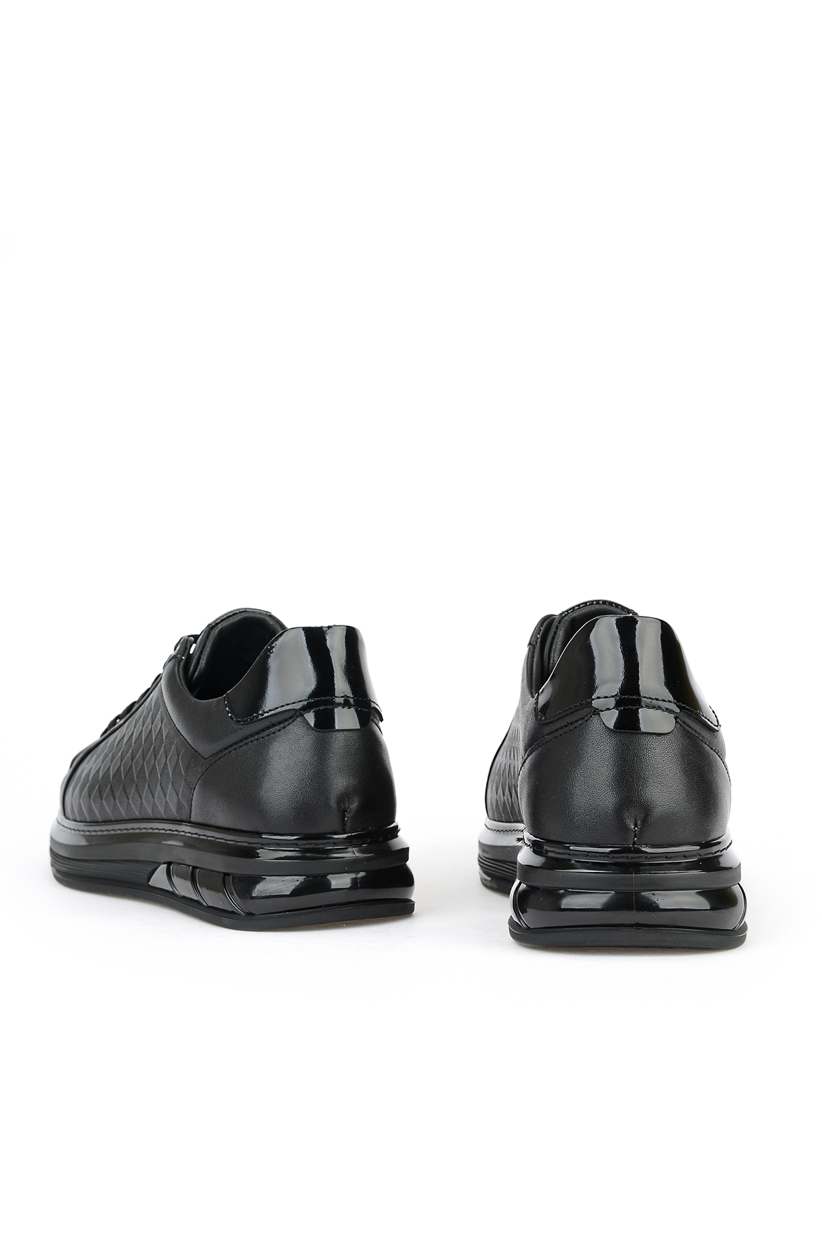 Ziya Ayakkabı Erkek Hakiki Deri Sneaker 1611057Z1011 Siyah görsel 3