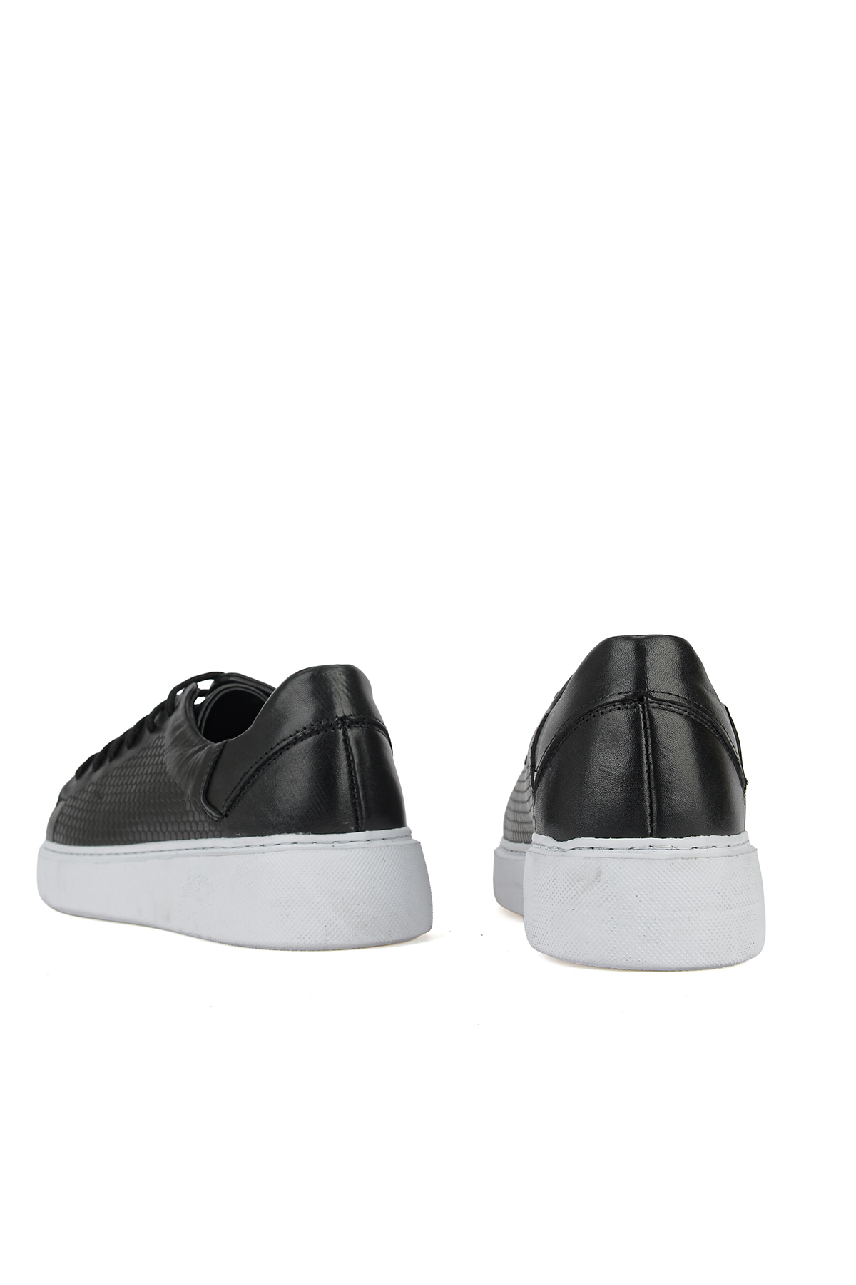 Ziya Ayakkabı Erkek Hakiki Deri Sneaker 161423Z515 Siyah görsel 3